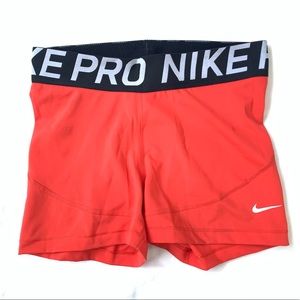 Nike pro spandex shorts